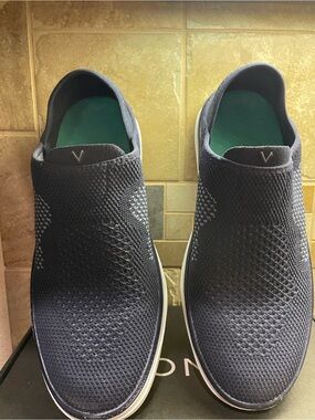 Vionic Navy Knit Slip-On Loafers